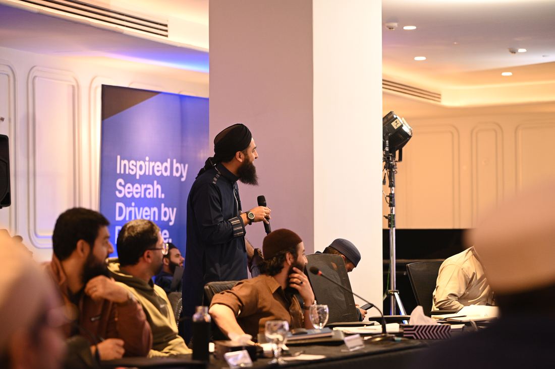 A participant taking the floor.